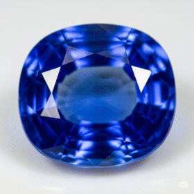 Blue Sapphire, GIA Lab Report, 1.54, Cushion Cut, September Birthstone